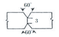 OTC P500L 下向?qū)与p面焊坡口形狀 12.0mm