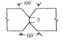 OTC P500L 下向?qū)与p面焊坡口形狀 19.0mm
