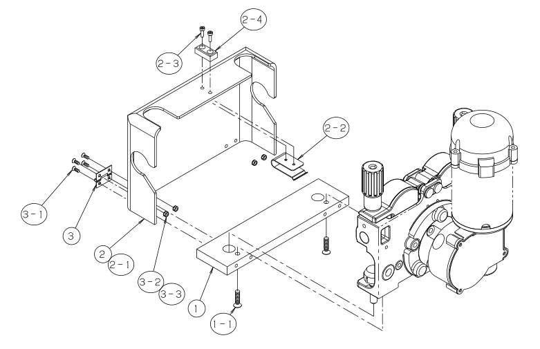 OTC Daihen (歐地希) 送絲機 CM7402/CMW-742-C 送絲保護罩分解圖