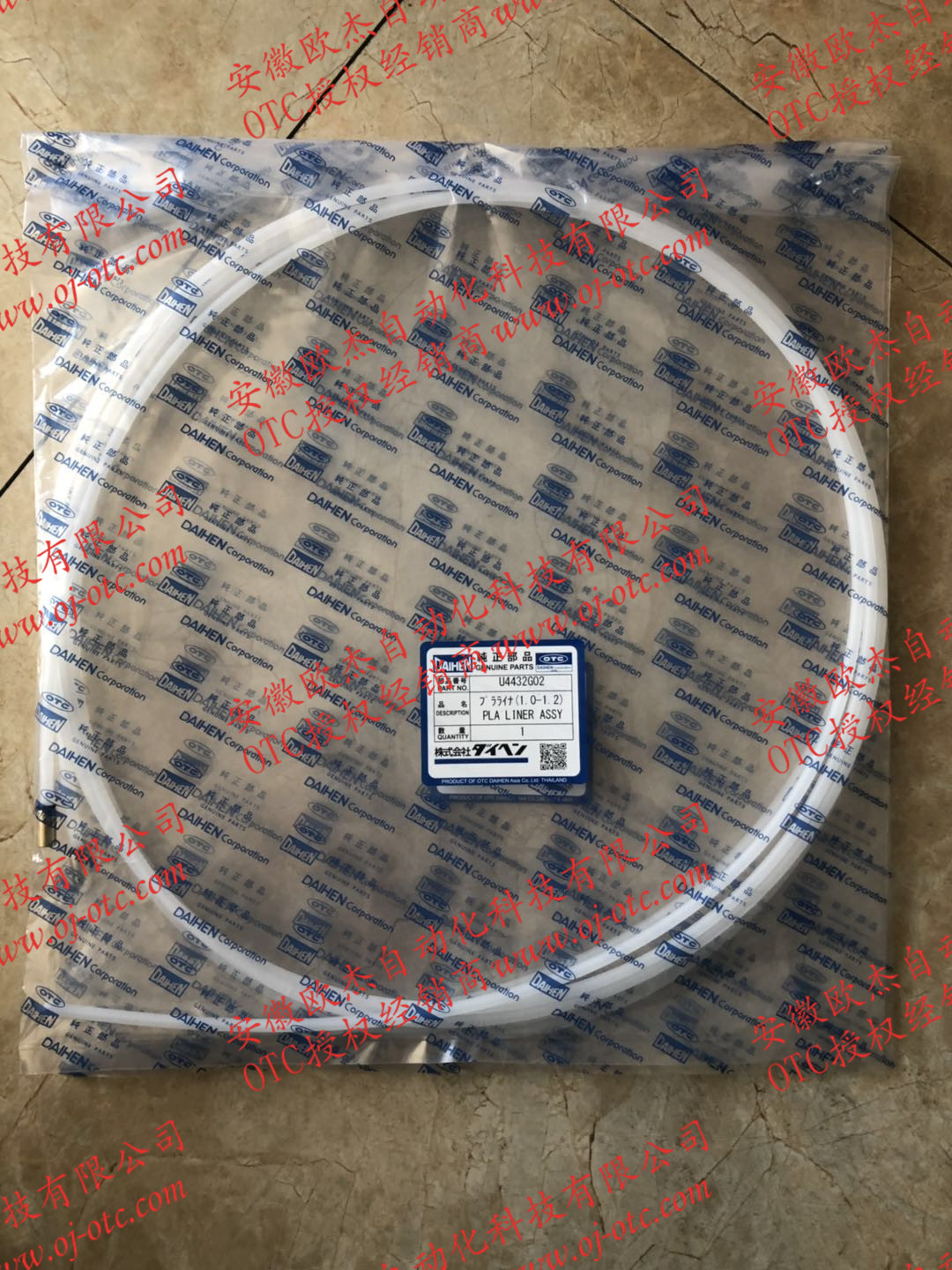 鋁焊送絲管U4432G02 OTC鋁焊送絲管U4432G02接口細節(jié)