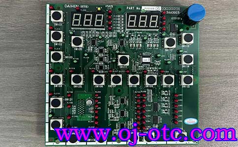 OTC Daihen 線路板 P10346R00 正面 OTC Daihen 原裝線路板 P10346R00 正面